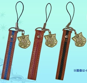 金色のコルダ２星奏学院購買部コレクション 革製ストラップ(チャーム付) ブルー、ボルドー、ブラック 全３種