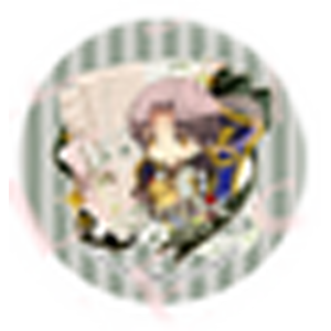 ガールズアトラクション冬祭2014 景品用大判缶バッジ