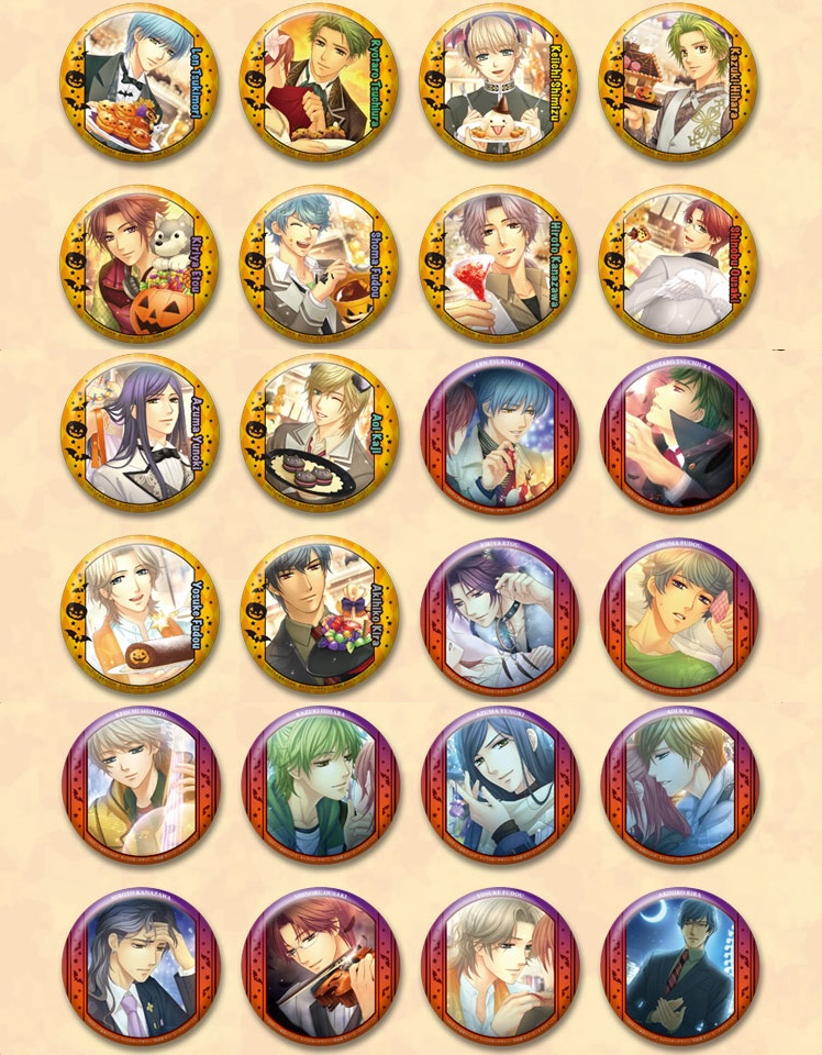 100万人の金色のコルダ トレーディング缶バッジ ハロウィン編