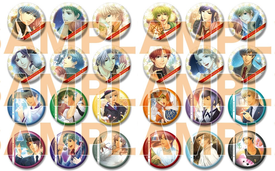 100万人の金色のコルダ　トレーディング缶バッジ トゥインクル・クリスマス＆リリのお年玉 編