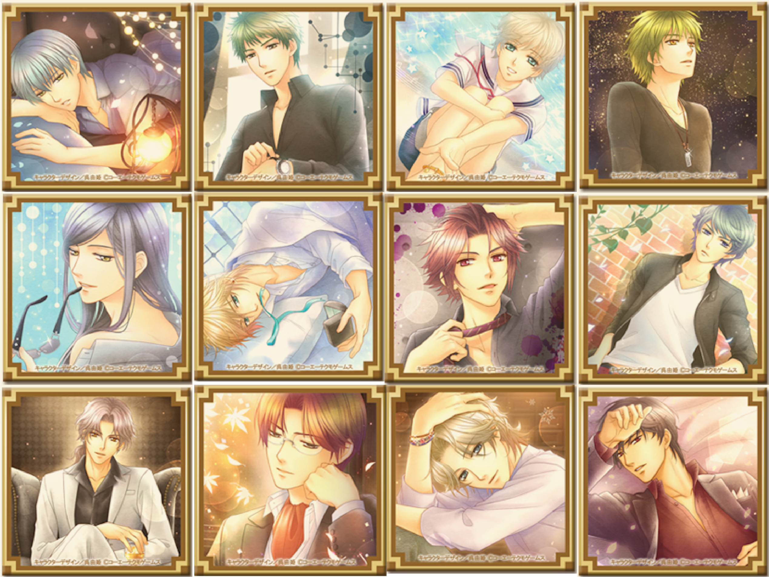 バースデースクエア缶バッジ