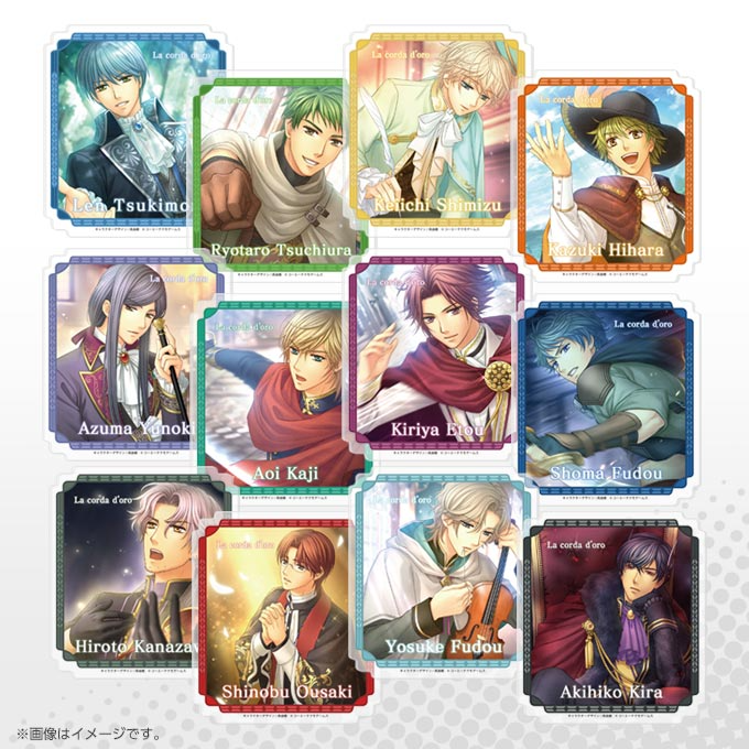 ネオロマンス アクリルスタンドバッジ 金色のコルダシリーズ -幻想シンフォニア-