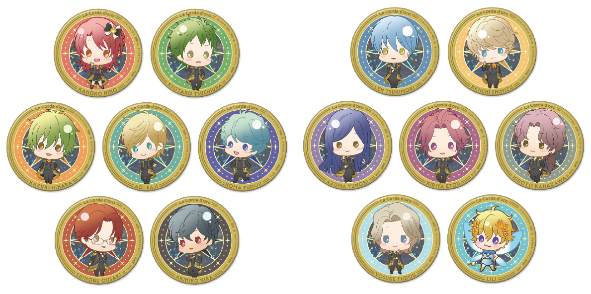 金色のコルダ トレーディングホログラム缶バッジ -アニバーサリーパレード-