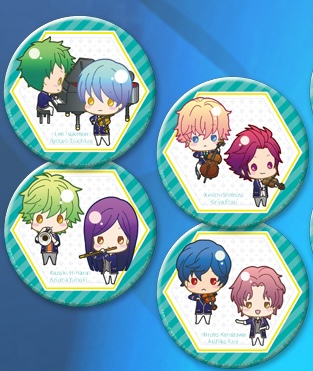 ネオロマンス♥ライブ コルダ☆SONGS ネオロマくじ 【D賞】金色のコルダ オクターヴ デュエット缶バッジ2個セット（全5種）