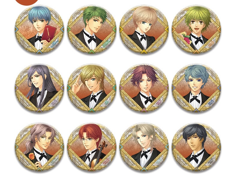 金色のコルダ トレーディングホログラム缶バッジ －20th Anniversary－