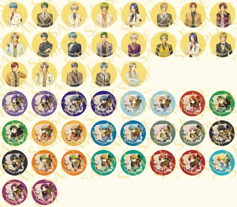 ガールズアトラクション冬祭2014 缶バッジくじ コーエーテクモゲームス