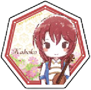 「金色のコルダ」シリーズ in GraffArtCAFE キャラアクリルバッジ「金色のコルダ2＆100万人の金色のコルダ」マーチング衣装ver. グラフアート