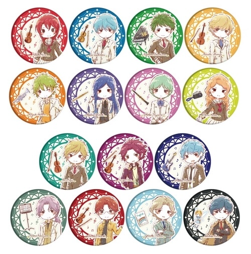 A3Store『100万人の金色のコルダ』＆『金色のコルダ２』～グラフアート～ 缶バッジ