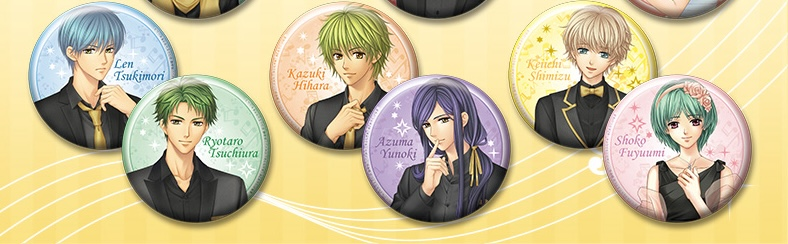 ネオロマンス・フェスタ 金色のコルダ ～15th Anniversary～ ネオロマくじ 【F賞】金色のコルダ 缶バッジ2個セット（全6種）