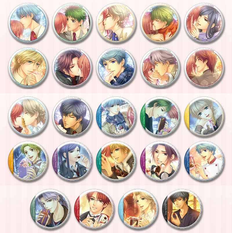 100万人の金色のコルダ トレーディング缶バッジ バレンタイン編