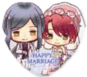 『100万人の金色のコルダ』ウェディング ハート缶バッジセット