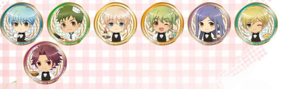 金色のコルダx池袋キャラウムカフェ オリジナルコラボグッズ 57mm缶バッジ