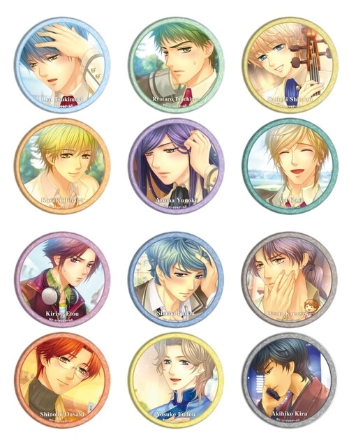 A3Store『100万人の金色のコルダ』＆『金色のコルダ２』～オリジナル～ 缶バッジ